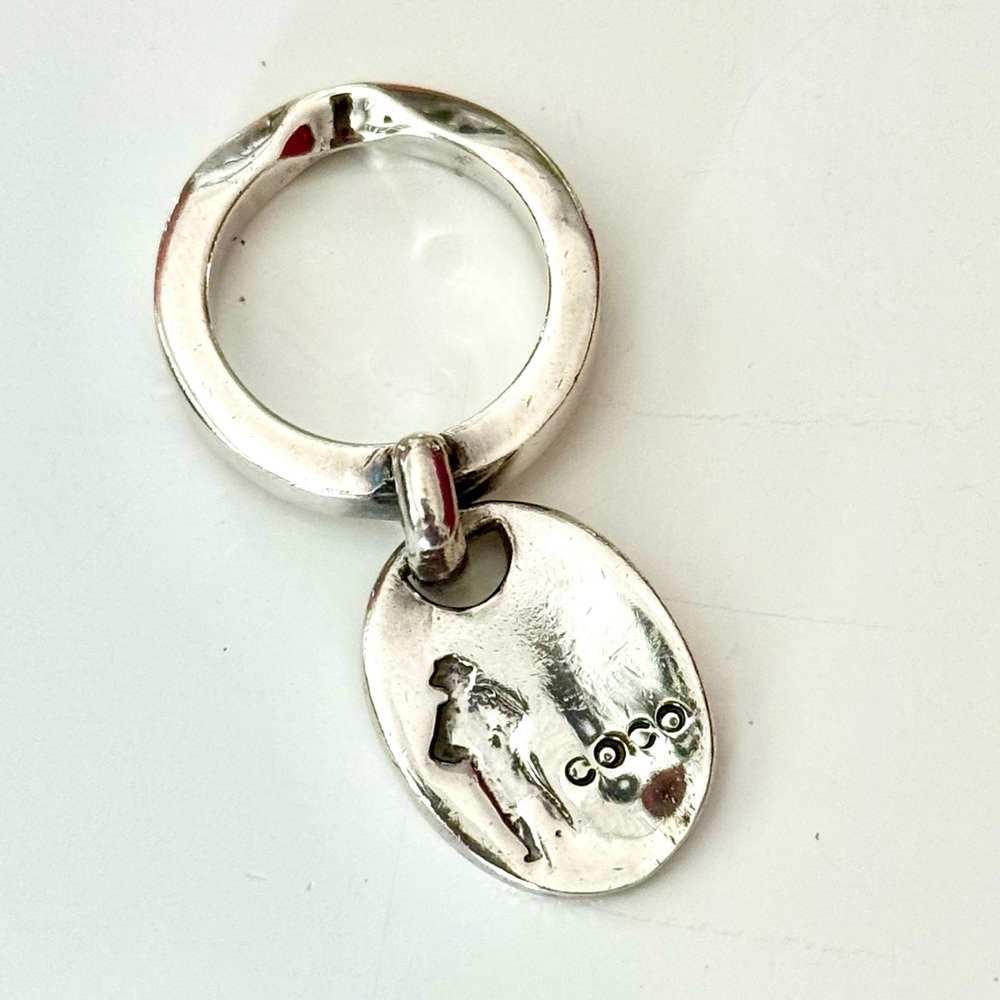 Rare 925 Chanel Charm Ring - Picture 2 of 4